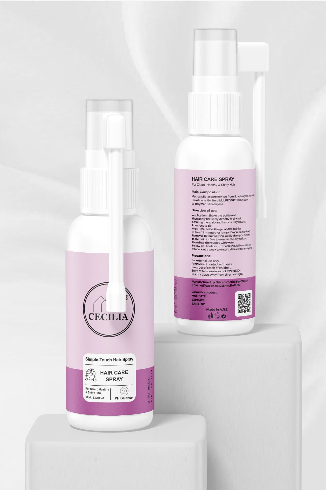 CECILIA Simple Touch Spray for Lice treatment